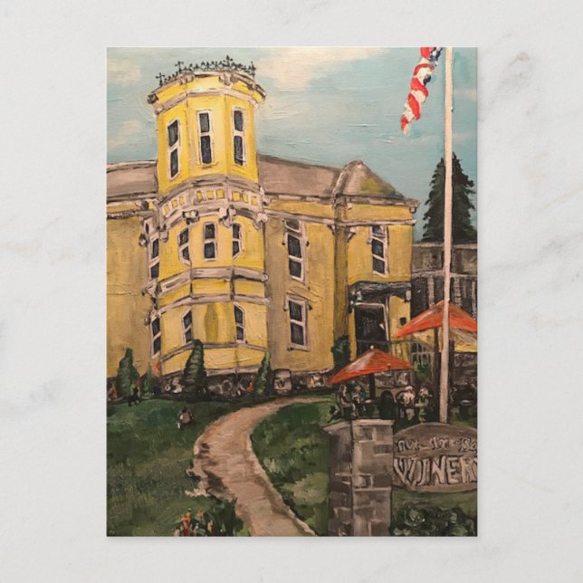 "Put-in-Bay Winery at South Bass Island"  Postcard (Front)