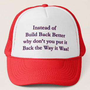 Put-It-Back Trucker Hat