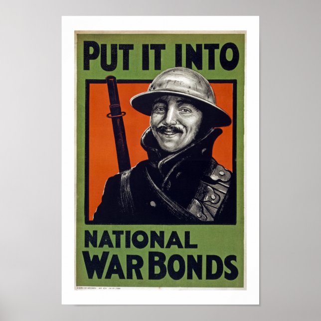 Put It Into National War Bonds (canvas) Poster (Front)