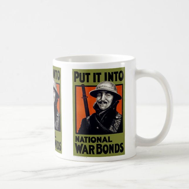Put It Into National War Bonds Coffee Mug (Right)