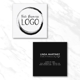 Put My Logo On a Square Business Card