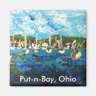 Put-n-Bay Lake Erie Island Painting #1 Magnet