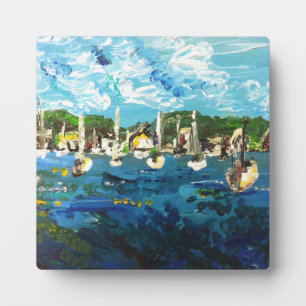 Put-n-Bay Lake Erie Island Painting #1 Plaque