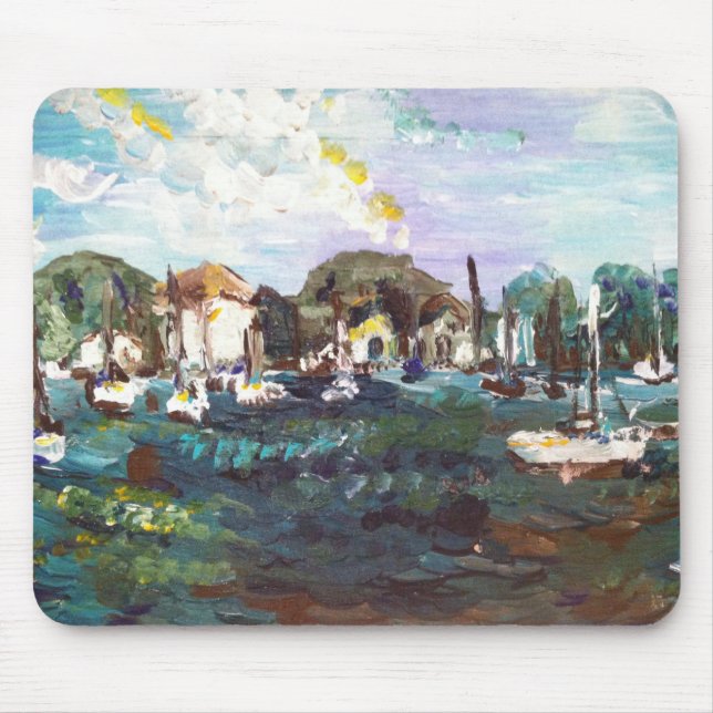 Put-n-Bay Lake Erie Island Painting #2 Mouse Mat (Front)