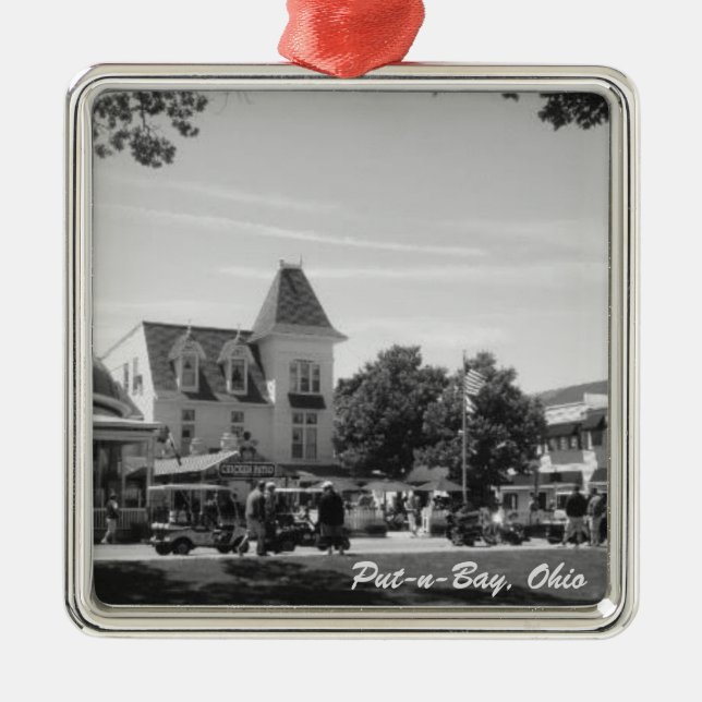 Put-n-Bay, Ohio Village Photo Ornament (Front)
