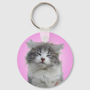 Put on a Happy Face Key Ring