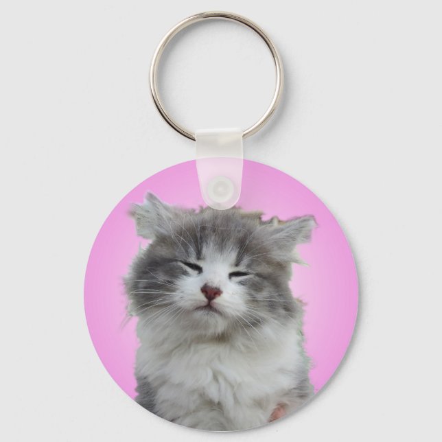 Put on a Happy Face Key Ring (Front)