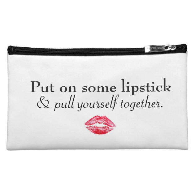 lipstick makeup bag