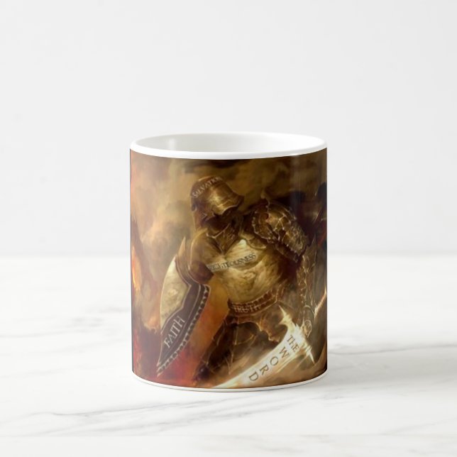 Put On The Armour Of God Warrior Mug (Center)