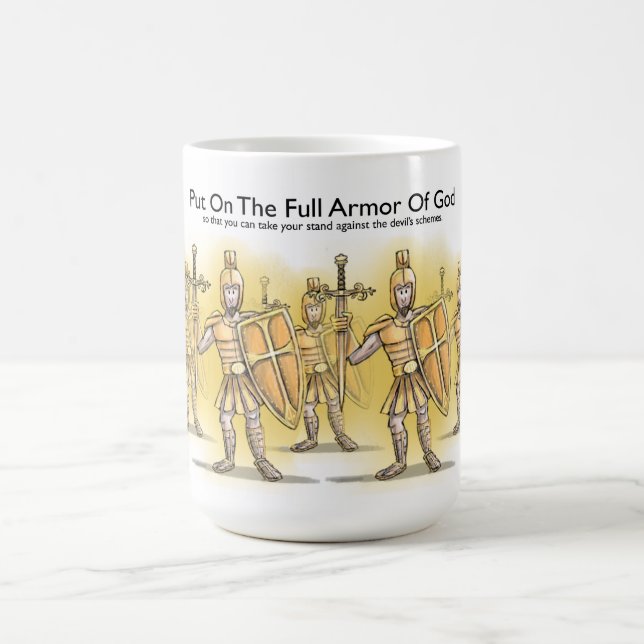 Put On The Full Armour Of God Coffee Mug (Center)