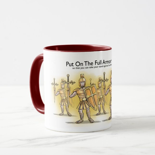 Put On The Full Armour Of God Mug (Front Left)