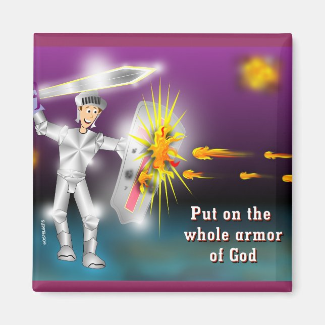 Put on the Whole Armour of God Magnet (Front)