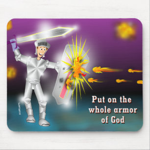 Put on the Whole Armour of God Mouse Mat