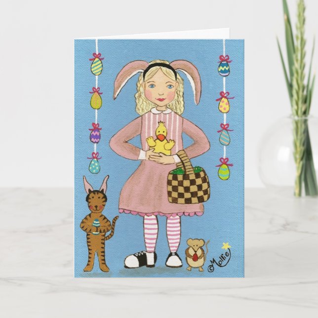 Put on your Bunny Ears! Holiday Card (Front)