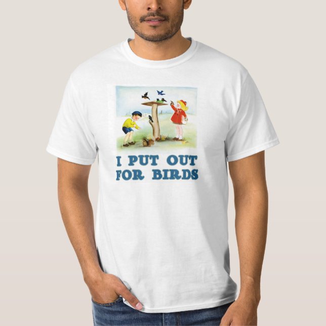 Put Out For Birds (kids) T-Shirt (Front)