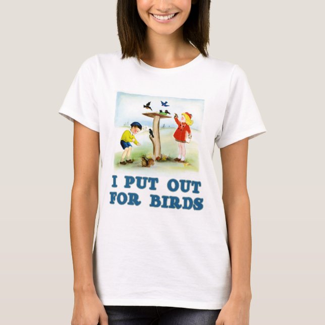 Put Out For Birds (kids) T-Shirt (Front)