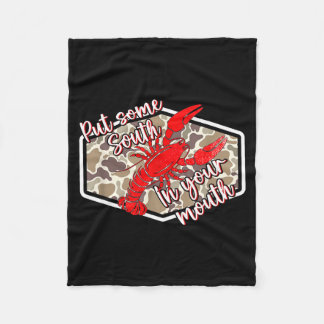 Put some south in your mouth  fleece blanket
