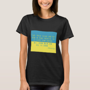 Put Sunflower Seeds In Pocket I Stand With Ukraine T-Shirt