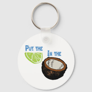 Put the lime in the Coconut! Key Ring