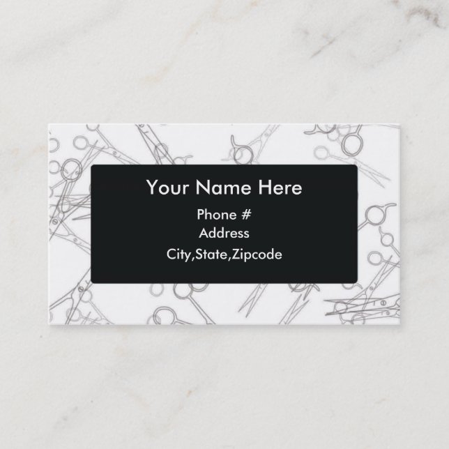 Put your Business Info Here Card (Front)