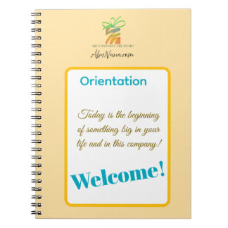 Put Your Logo Here New Employee Orientation  Notebook