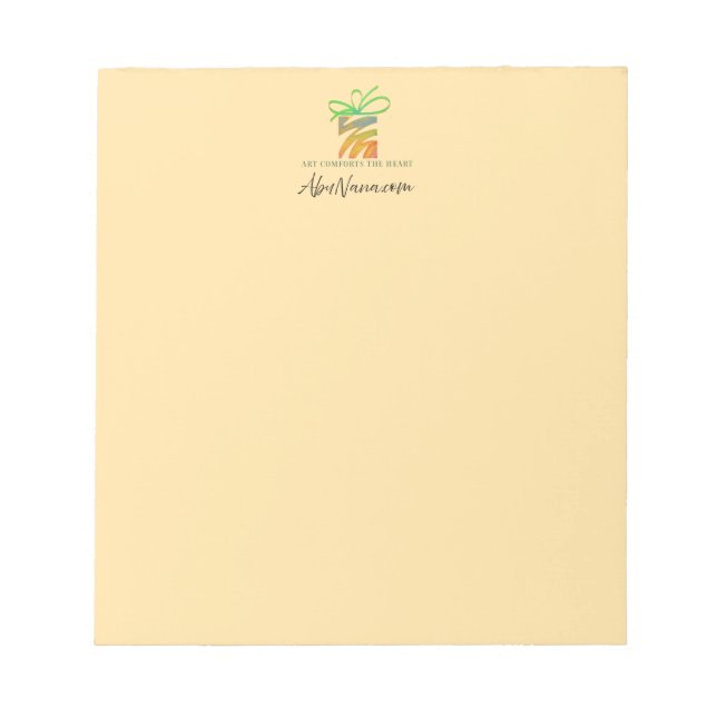 Put Your Logo Here Tablet Notepad (Front)