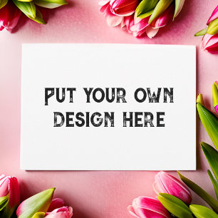 Put your own design Care Instruction Card