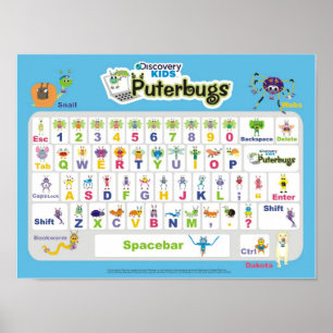 Puterbugs Keyboard Poster