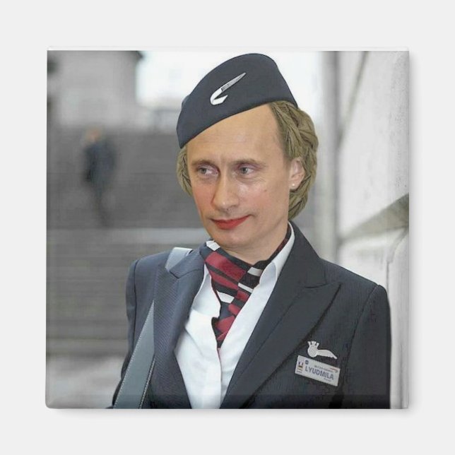 Putin Владимир Путин Magnet (Front)
