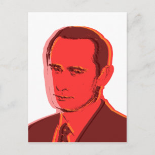 Putin vladimir postcard