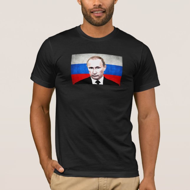 Putin with Flag T-Shirt (Front)