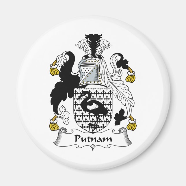 Putnam Family Crest Magnet (Front)