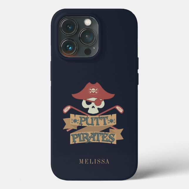 Putt Pirates Golfing Hobby Sports Case-Mate iPhone Case (Back)