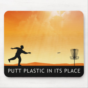 Putt Plastic In Its Place Mouse Mat