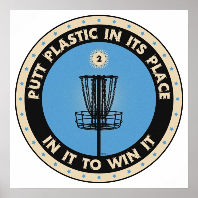 Putt Plastic In Its Place Poster (Front)