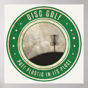 Putt Plastic In Its Place Poster