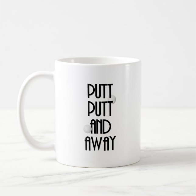 Putt Putt and Away Coffee Mug (Left)