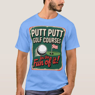 Putt PuttBrockton, MA Retro Mini Golf Vintage T-Shirt