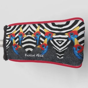 Putter Cover Guinea Fowl Painted Wild