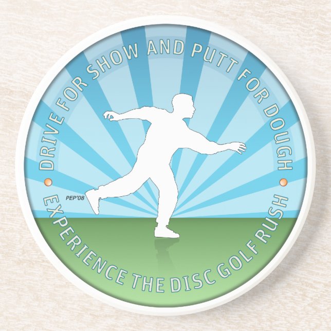 Putter Dude #1 Coaster (Front)