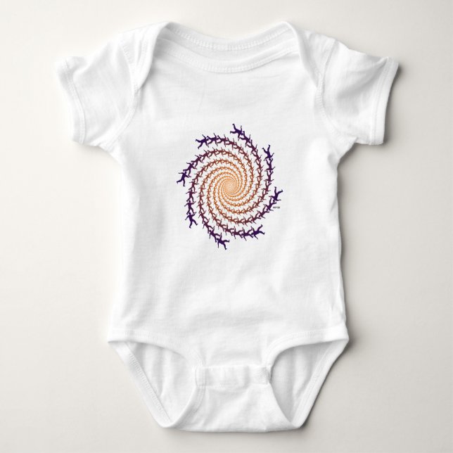 Putter Dude #4 Baby Bodysuit (Front)