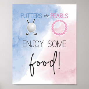 Putters or Pears Enjoy some food sign