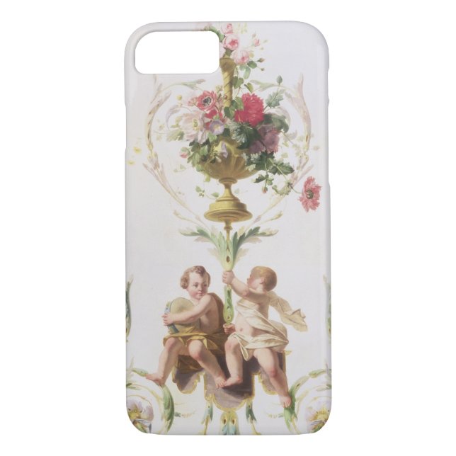 Putti amid swags of flowers and leaves Case-Mate iPhone case (Back)