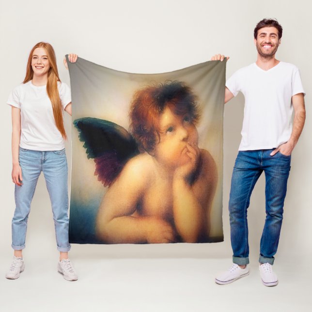 Putti Angel Fleece Blanket (In Situ)