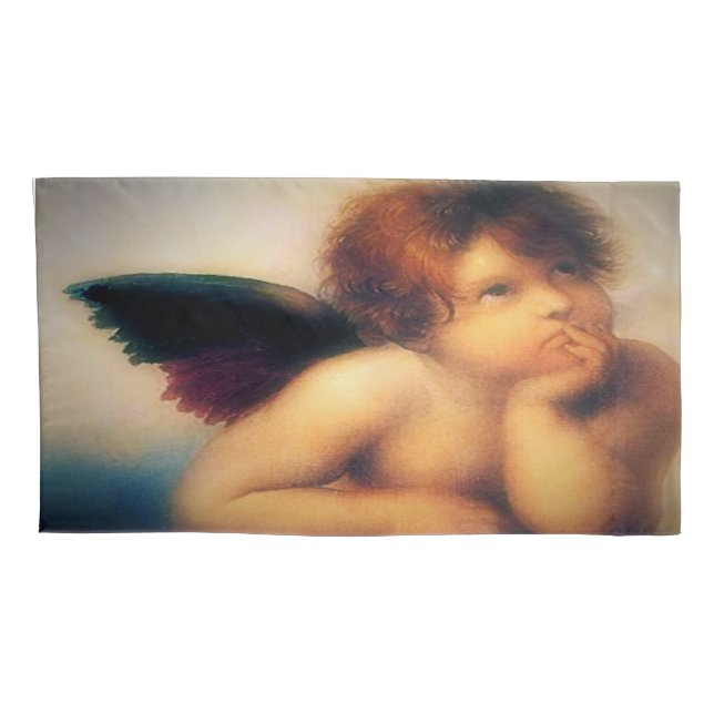 Putti Angel Pillowcase (Back-Right)
