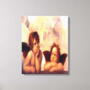 Putti Pair of Angels Canvas Print