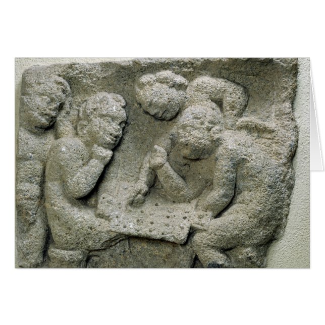 Putti playing latronculi (Front Horizontal)