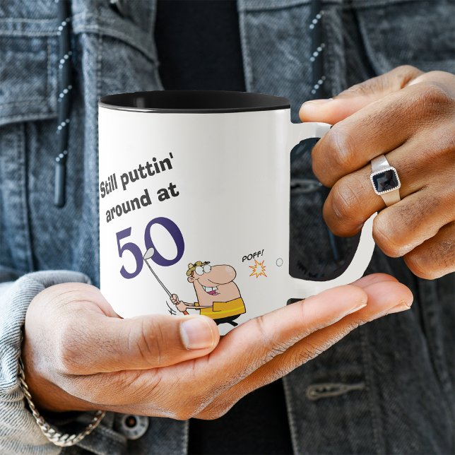 Puttin' Around 50 Golf Mug (Creator Uploaded)