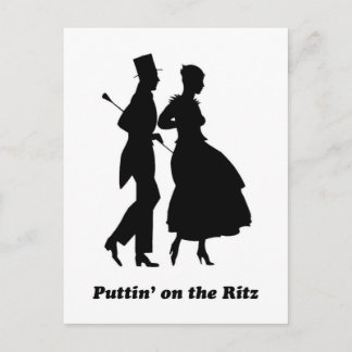 Puttin' on the Ritz Postcard