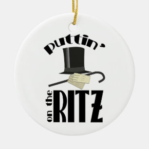 Puttin Ritz Ceramic Tree Decoration